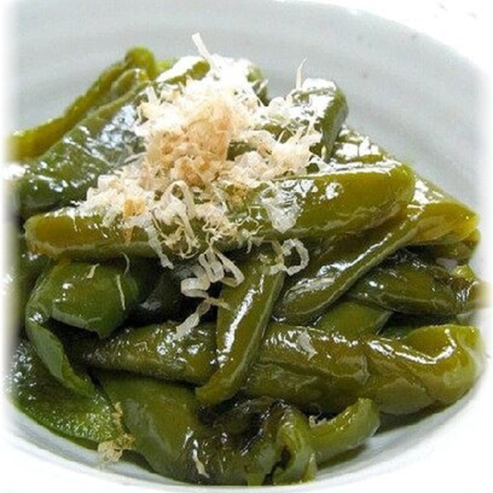 あと一品に ピーマンの甘辛煮 レシピ 作り方 By はなまる子 楽天レシピ